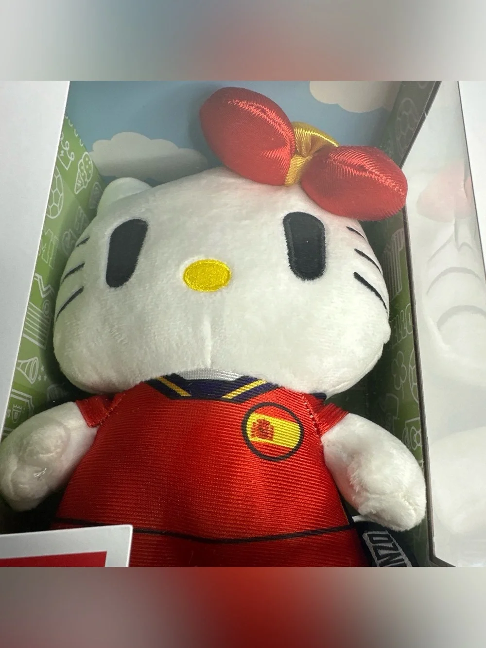 Hello Kitty Spain 2026 World Cup Champions Soccer DZNR #58 Plush